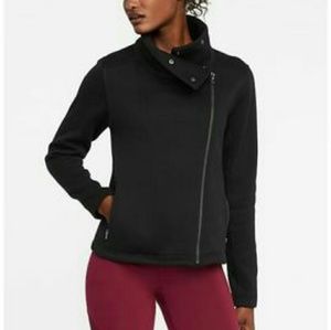 Go Warm Sweater Knit Moto Jacket